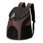 Tragbarer, faltbarer, atmungsaktiver Haustier-Rucksack aus Nylon, Größe: 33 x 30 x 24 cm, Größe: 33 x 30 x 24 cm Schwarz, Größe: 33 x 30 x 24 cm Kaffeebraun, Größe: 33 x 30 x 24 cm Blau, Größe: 33 x 30 x 24 cm Rot