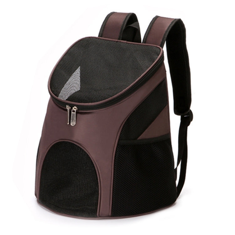Tragbarer, faltbarer, atmungsaktiver Haustier-Rucksack aus Nylon, Größe: 33 x 30 x 24 cm, Größe: 33 x 30 x 24 cm Schwarz, Größe: 33 x 30 x 24 cm Kaffeebraun, Größe: 33 x 30 x 24 cm Blau, Größe: 33 x 30 x 24 cm Rot