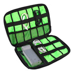 Tragbare Reise-Organizer-Aufbewahrungstasche für digitale Geräte und elektronisches Zubehör, Größe: 25,7 x 18,5 x 1,2 cm, HC3103B, HC3103L, HC3103G, HC3103TT