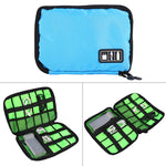 Tragbare Reise-Organizer-Aufbewahrungstasche für digitale Geräte und elektronisches Zubehör, Größe: 25,7 x 18,5 x 1,2 cm, HC3103B, HC3103L, HC3103G, HC3103TT