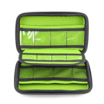Tragbare, multifunktionale Reisetasche aus EVA-Material zur Aufbewahrung digitaler Geräte wie Handy, Powerbank, USB-Stick, SD-Karte und PSP-Konsole; Innenmaße: 16,5 x 9,5 x 3,8 cm