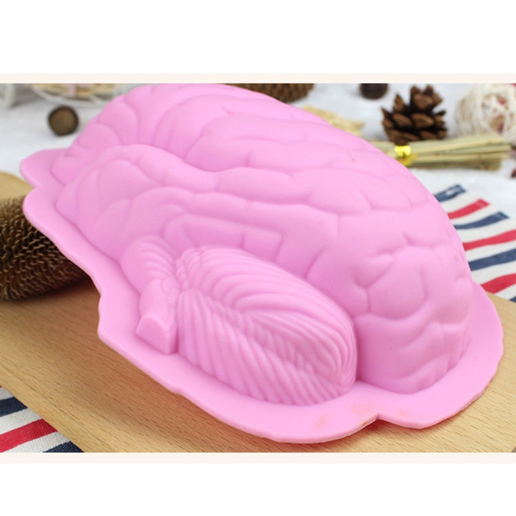 Gehirnform Silikon Backform Halloween Kuchenform Pudding Dessert Form, Gehirnform