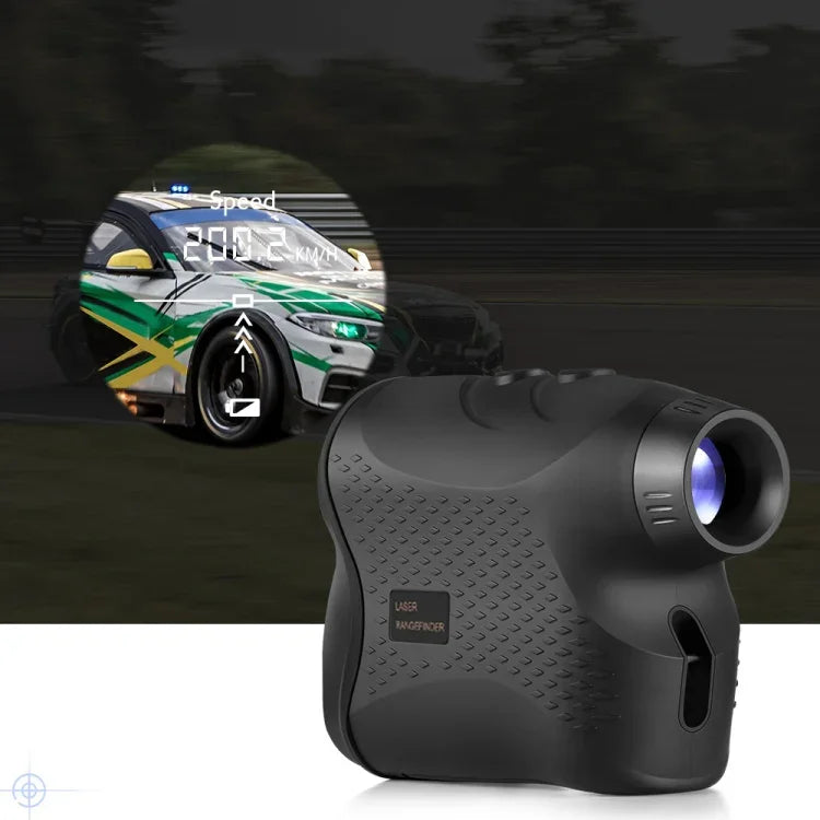5-600P Handheldes Golf-Laser-Entfernungsmessgerät, Fernglas-Entfernungsmesser, 600m, 5-600m