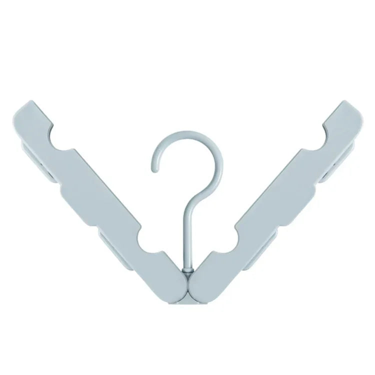 Faltbarer Wäscheständer mit 4 versteckten Clips für Zuhause/Reisen, Farbauswahl zufällig, faltbarer Wäscheständer