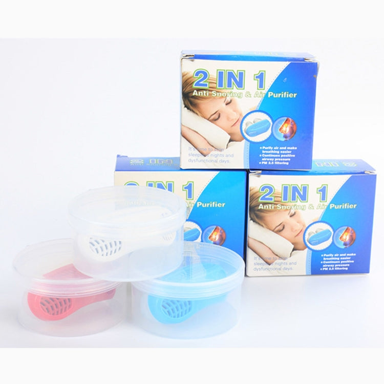 2-in-1 ABS-Silikon-Anti-Schnarch-Luftreiniger