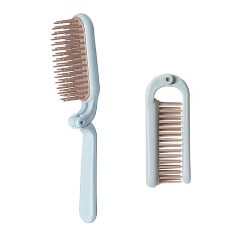 Tragbarer, faltbarer Haarkamm mit ABS-Griff, Länge: 18 cm