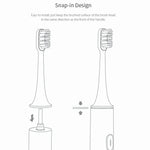 3 St. Original Xiaomi Mijia elektrische Zahnbürstenköpfe Ersatz Mundpflege (Sensitive Typ)