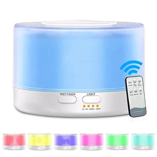 T700 Fernbedienung Klar Weiß Luftbefeuchter Automatischer Alkoholzerstäuber Ätherisches Öl Diffusor Ultraschall Vernebler Ultraschall Aroma Diffusor Atomizer Farb-LED, Kapazität: 700 ml, DC 24 V, US-Stecker, Klar Weiß (700 ml), Holzmaserung (700 ml)