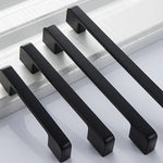 6613-224 Einfacher Schranktürgriff Schubladen Kleiderschrank Zinklegierungsgriff, 6613-224(Schwarz Rot)