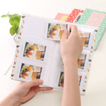 3 Zoll DIY Kreativität Einschub-Typ Mini Exquisites Fotoalbum, Baymax Muster, Kleeblatt Muster, Many Trees Dry Muster, Waldhirsch Muster, Eiffelturm Muster, Kleine Schwalbe Muster