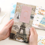 3 Zoll DIY Kreativität Einschub-Typ Mini Exquisites Fotoalbum, Baymax Muster, Kleeblatt Muster, Many Trees Dry Muster, Waldhirsch Muster, Eiffelturm Muster, Kleine Schwalbe Muster