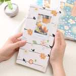 3 Zoll DIY Kreativität Einschub-Typ Mini Exquisites Fotoalbum, Baymax Muster, Kleeblatt Muster, Many Trees Dry Muster, Waldhirsch Muster, Eiffelturm Muster, Kleine Schwalbe Muster