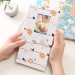 3 Zoll DIY Kreativität Einschub-Typ Mini Exquisites Fotoalbum, Baymax Muster, Kleeblatt Muster, Many Trees Dry Muster, Waldhirsch Muster, Eiffelturm Muster, Kleine Schwalbe Muster