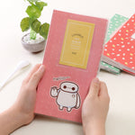 3 Zoll DIY Kreativität Einschub-Typ Mini Exquisites Fotoalbum, Baymax Muster, Kleeblatt Muster, Many Trees Dry Muster, Waldhirsch Muster, Eiffelturm Muster, Kleine Schwalbe Muster
