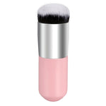 Kurzer Holzgriff Große Runde Kopfpinsel Foundation Puder Make-up Pinsel Praller Runder Pinsel Make-up BB Cream Werkzeuge, Großer Runder Kopf Rosa