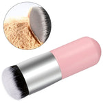 Kurzer Holzgriff Große Runde Kopfpinsel Foundation Puder Make-up Pinsel Praller Runder Pinsel Make-up BB Cream Werkzeuge, Großer Runder Kopf Rosa