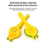 LsCook Aluminum Alloy Manual Dual Layers Lemon Juicer, Random Color Delivery, Aluminum Alloy