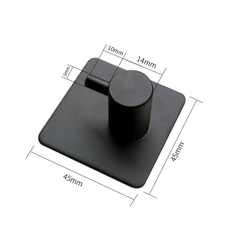 Edelstahl-Zylinderhaken, Badezimmer, ohne Bohren, zur Aufbewahrung von Kleidung, Größe: 14mm