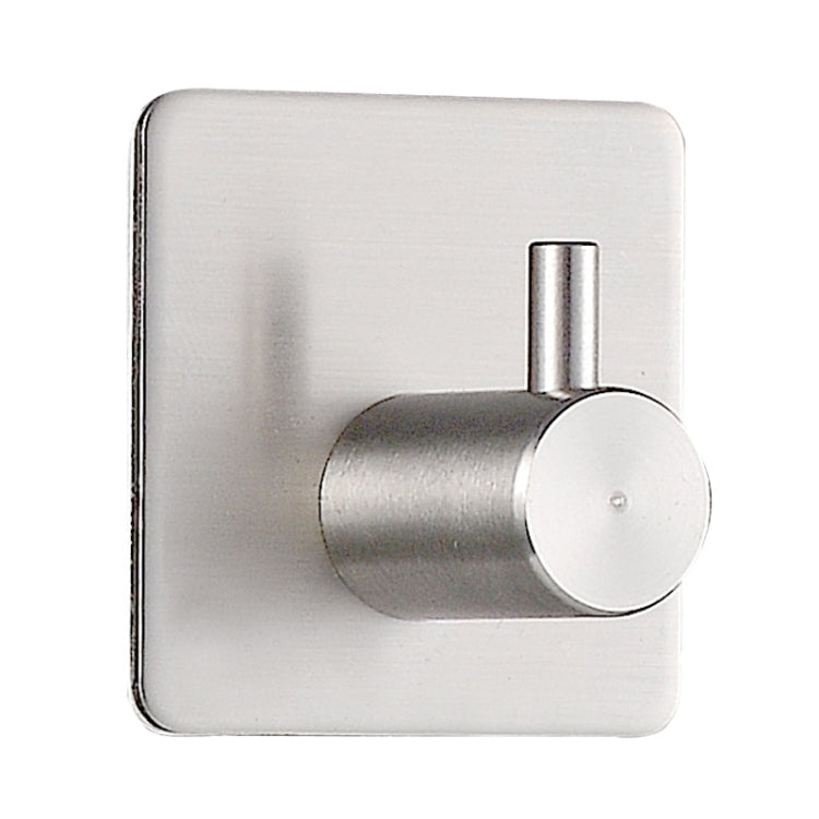 Stainless Steel Cylinder Hanger Bathroom Non-perforated Storage Clothes Hook, Size:14mm