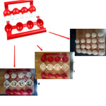 Nützliches Anfänger-Fleischbällchen- und Fischbällchen-Küchen-Set zum Selbermachen, Haushaltswerkzeug, ABS Rot