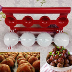 Nützliches Anfänger-Fleischbällchen- und Fischbällchen-Küchen-Set zum Selbermachen, Haushaltswerkzeug, ABS Rot