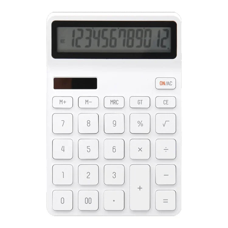 Original Xiaomi Youpin LEMO Reisrechner 12-stellige LED-Anzeige ABS-Material 6 Grad Winkel, 12-stelliger Rechner