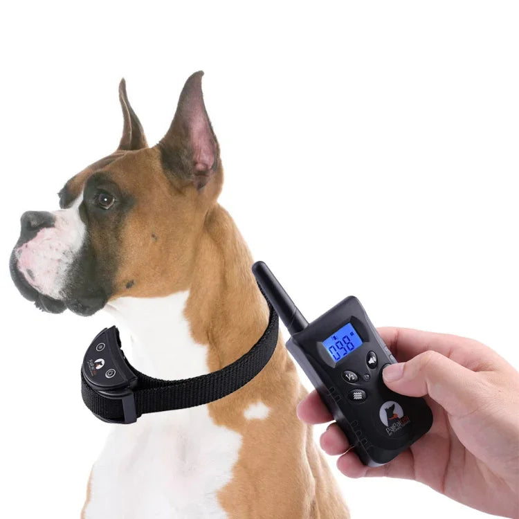 Automatisches Antibellhalsband PD520V zur Hundeerziehung und -kontrolle, Schwarz