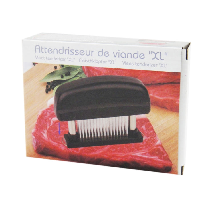 48-Nadel Fleischzartmacher aus Edelstahl mit ultrascharfen Klingen für Hühnchen, Steak, Rind, Schwein, Fisch, 15x11.3x3.5cm