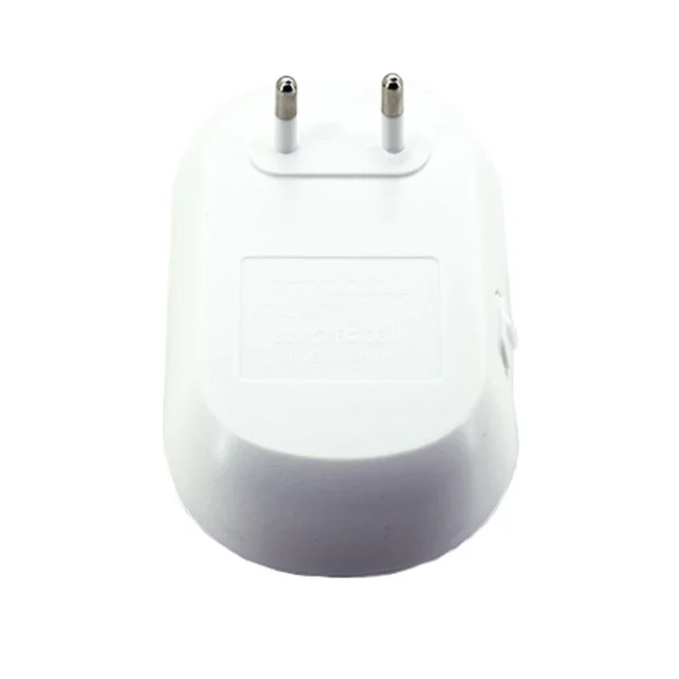 Elektronischer Ultraschall-Mücken-/Mäuse-/Schädlingsvertreiber mit LED-Licht, EU-Stecker AC90V-250V (Weiß+Blau), EU-Stecker