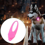 LED-Nachtlicht, Silikonanhänger für Haustierhalsband, Sicherheitshalsband für Haustiere