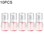 10 Stück tragbare, nachfüllbare, transparente, leere Parfümzerstäuber aus Kunststoff mit feinem Nebel, 30 ml.