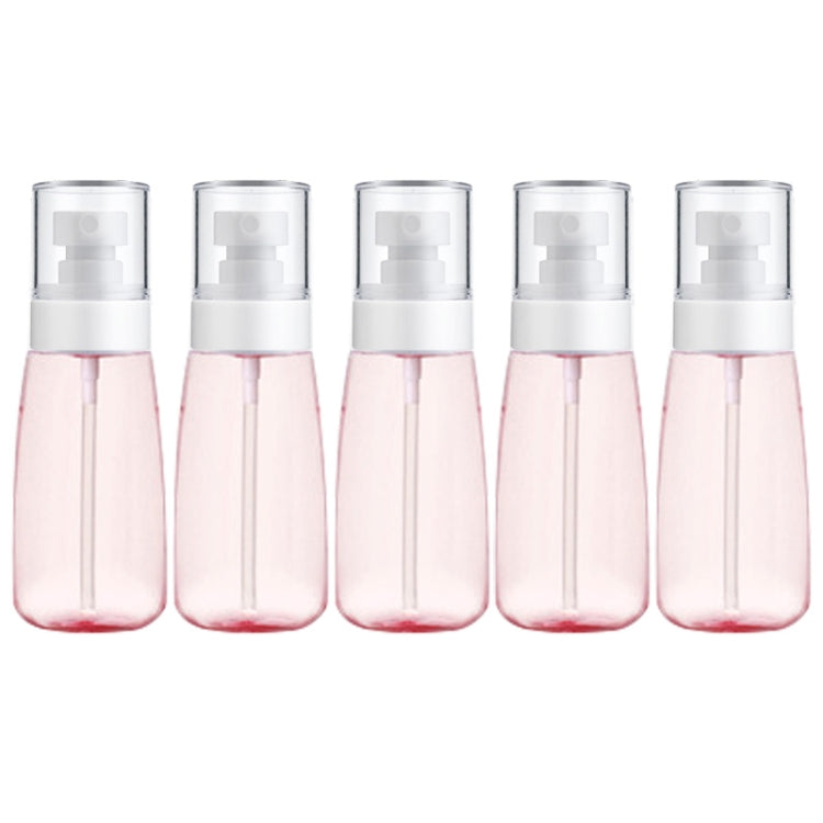 10 Stück tragbare, nachfüllbare, transparente, leere Parfümzerstäuber aus Kunststoff mit feinem Nebel, 60 ml.