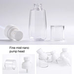 10 Stück tragbare, nachfüllbare, transparente, leere Parfümzerstäuber aus Kunststoff mit feinem Nebel, 60 ml.