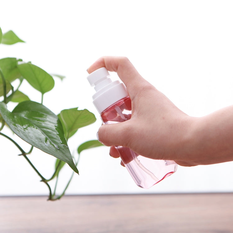 10 Stück tragbare, nachfüllbare, transparente, leere Parfümzerstäuber aus Kunststoff mit feinem Nebel, 60 ml.
