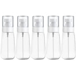 10 Stück tragbare, nachfüllbare, transparente, leere Parfümzerstäuber aus Kunststoff mit feinem Nebel, 80 ml.