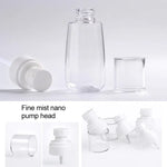 10 Stück tragbare, nachfüllbare, transparente, leere Parfümzerstäuber aus Kunststoff mit feinem Nebel, 80 ml.