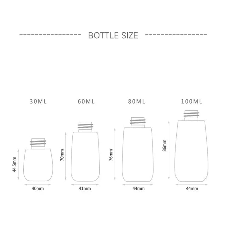 10 PCS Portable Refillable Plastic Fine Mist Perfume Spray Bottle Transparent Empty Spray Sprayer Bottle, 100ml, 100ml