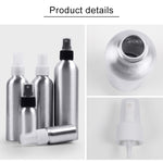 Nachfüllbarer Glas-Feinnebelzerstäuber, Aluminiumflasche, 100 ml