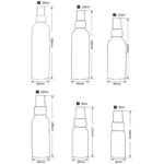 Nachfüllbarer Glas-Feinnebelzerstäuber, Aluminiumflasche, 100 ml