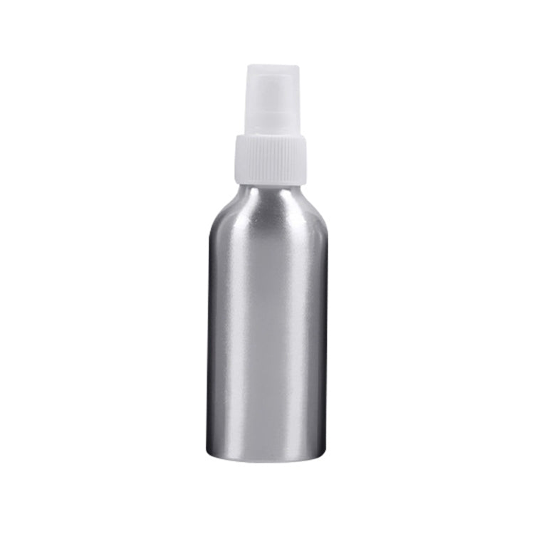 Nachfüllbarer Glas-Feinnebelzerstäuber, Aluminiumflasche, 100 ml
