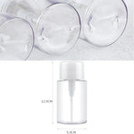 Leere Kunststoffflasche mit Druckpumpe für Flüssigkeiten, 200 ml