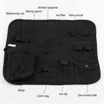 12-in-1 Edelstahl Wein-Cocktail-Shaker-Werkzeugset mit Stofftasche, Kapazität: 550ml, 550ml