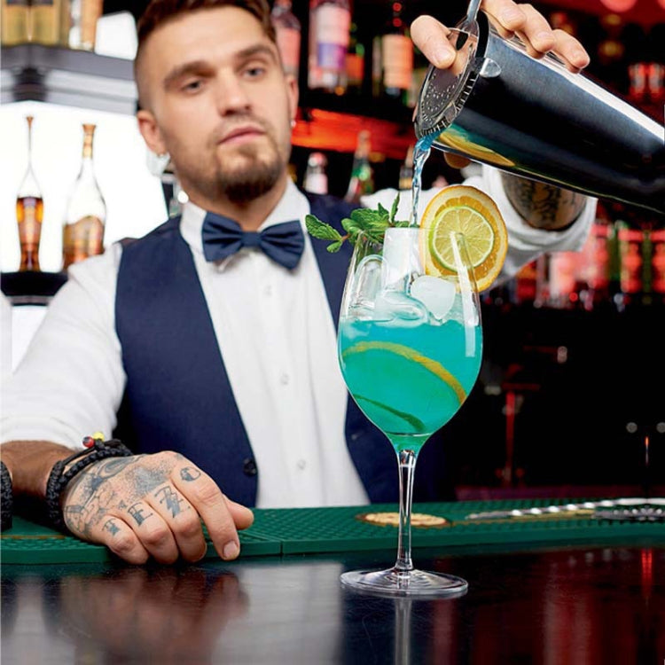 12-in-1 Edelstahl Wein-Cocktail-Shaker-Werkzeugset mit Stofftasche, Kapazität: 550ml, 550ml