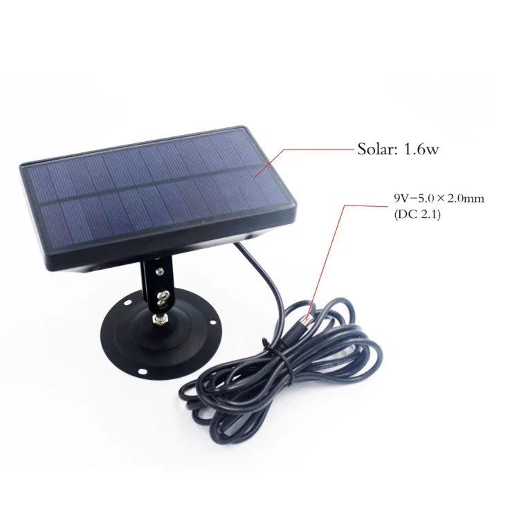 1500mAh Solarpanel-Ladegerät, wasserdichte Batterie für Wildkameras, 1500mAh