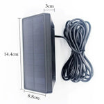 1500mAh Solarpanel-Ladegerät, wasserdichte Batterie für Wildkameras, 1500mAh