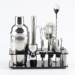 18-in-1 Cocktail-Shaker Werkzeugset mit Acrylhalterung, Fassungsvermögen: 550ml, 550ml
