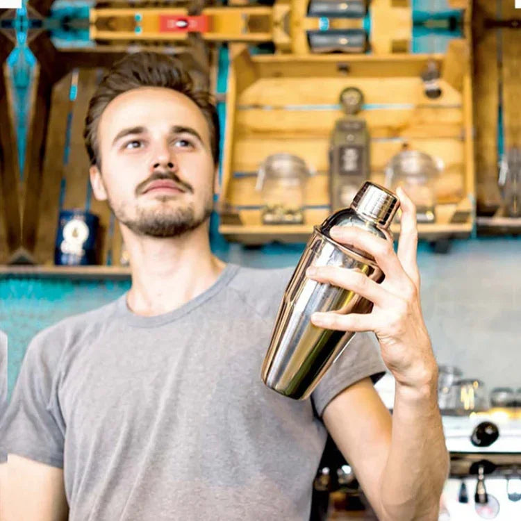 18 in 1 Cocktail Shaker Tools Setwith Acrylic Mount, , Capacity: 750ml, 750ml