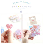 10 Packungen kreative wasserdichte PVC-Aufkleber, DIY Album Tagebuch Aquarell-Dekorationsaufkleber, zufällige Lieferung, PVC-Aufkleber
