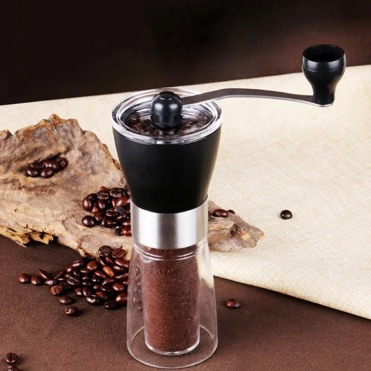Tragbare, konische Handmühle für Gewürze, Kräuter und Kaffee, Kapazität: 36 g, tragbar