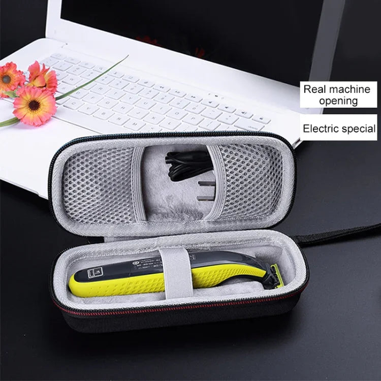 Tragbare, stoßfeste EVA-Tasche/Aufbewahrungsbox mit Kordel für Philips OneBlade Rasierer